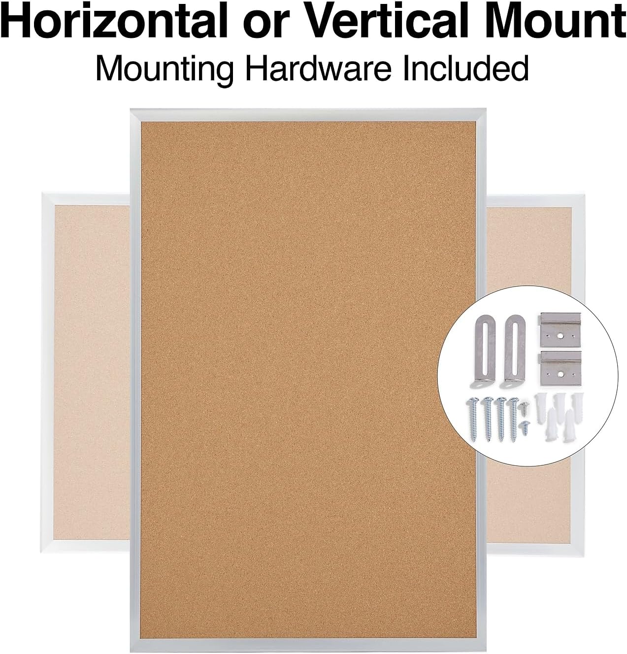 Staples Cork Bulletin Board - Self-Healing Design with Aluminum Frame | 3 x 2 Ft for Home, Office, Classroom
