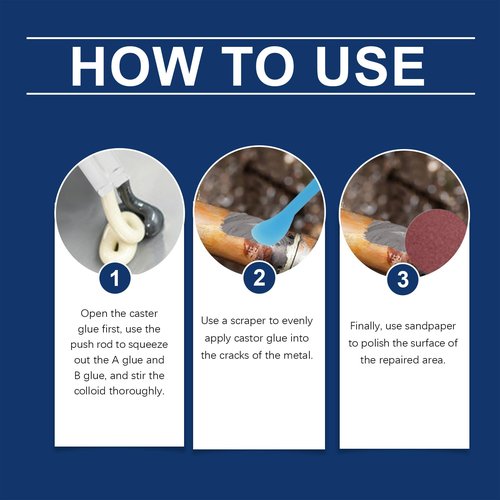 Enhanced Casting Glue,Strong Foundry Glue,Strong Foundry for Metal,Enhanced Casting 𝐆𝐥𝐮𝐞 Plastic Repair,Metal Repair 𝐆𝐥𝐮𝐞 for Repairing All Surfaces (2PCS)