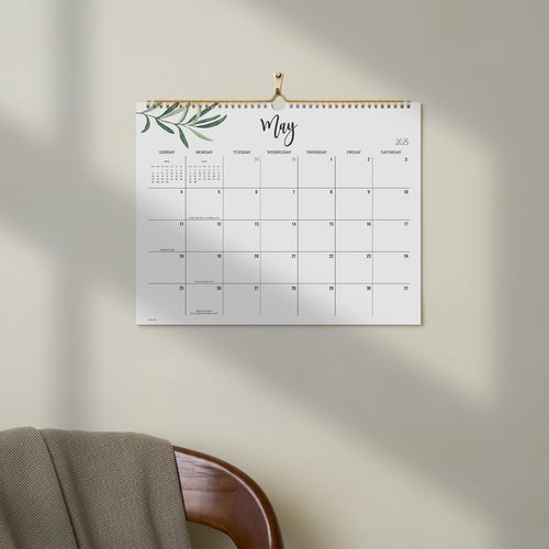 Cabbrix 2022-2023 Academic Year Monthly Wall Calendar, Jul. 2022 to Dec. 2023, Home Schooling Planner for Family and School, Wirebound, Large, 15 x 12 Inches