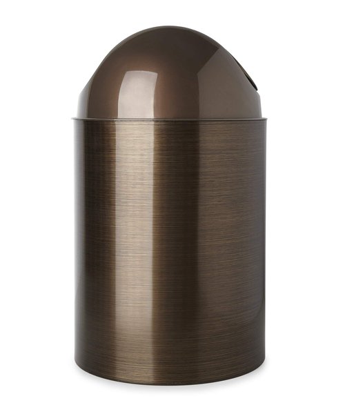 Umbra Mezzo Swing-Top Waste Can, 2.5-Gallon (10 L), Bronze