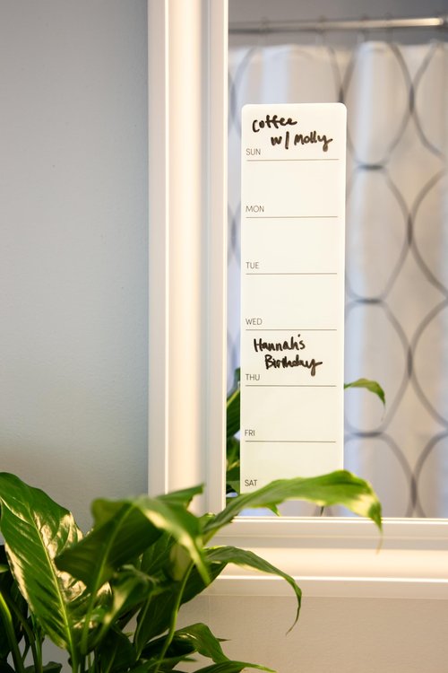 Three by Three Seattle up·date!™ Silicone Weekly Planner: Streamline Your Week with Reusable Dry-Erase Design, 2 Pack