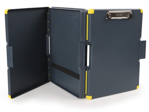 Dexas Duo Clipcase Dual Sided Storage Case and Organizer, Yellow