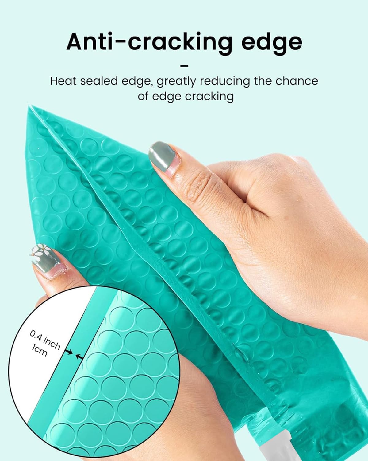 GSSUSA Teal Bubble Mailers 6x10 Small Padded Envelopes 9600 Pack,Strong Adhesion Shipping Mailer Self-Seal Bubble Envelopes for Small Business