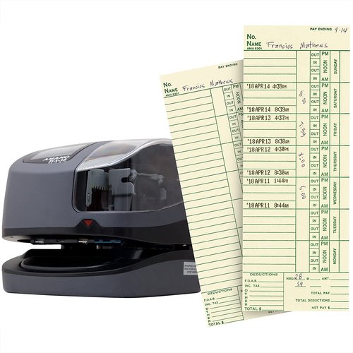 AMANO TCX-35 Time Clock for Employees, Electronic Punch Clock for Small Business, Made in USA