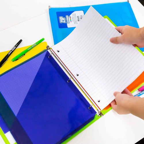 BAZIC Products Filler Paper Loose Leaf Papers 100 ?Sheet, Wide Ruled 3 Hole Punched for Ring Binders, for Office School Student Writing, 36-Pack