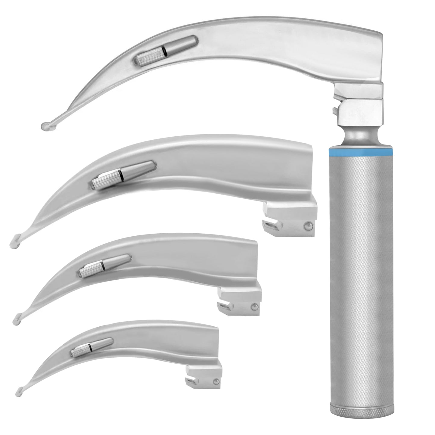 Surgical Online Veterinary Airway Practice Kit - 4 Macintosh Blades + Handle with Case (for Animal Training Use)