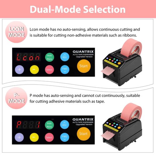 Upgraded Ribbon Cutting Machine, 999mm Max Cut Length,Automatic Tape Dispenser, Ideal for Businesses, Schools,Shipping, Gift Wrapping, Restaurants,Homes