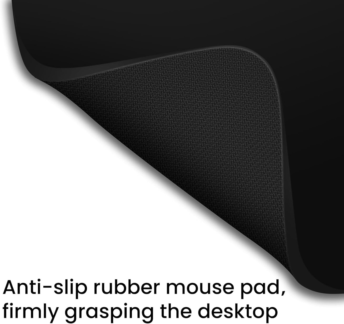 Small Mouse Pad by [Brand Name] - 6 x 8 Inch Flexible Design for Travel & Office Use | Black
