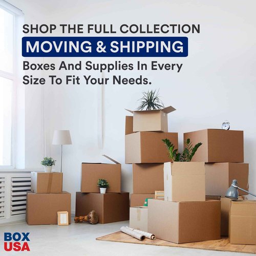 BOX USA Small House Moving Boxes Kit - 30 Cardboard Boxes (2 Sizes) & 1 Packing Tape Roll | Medium & Large Packing Boxes for Moving, Packaging, Storage & Shipping