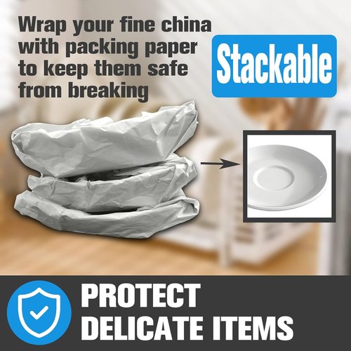 Regine Switzerland Packing Paper - Newsprint Sheets for Safe Shipping & Moving | 100 Sheets, 27”x15”