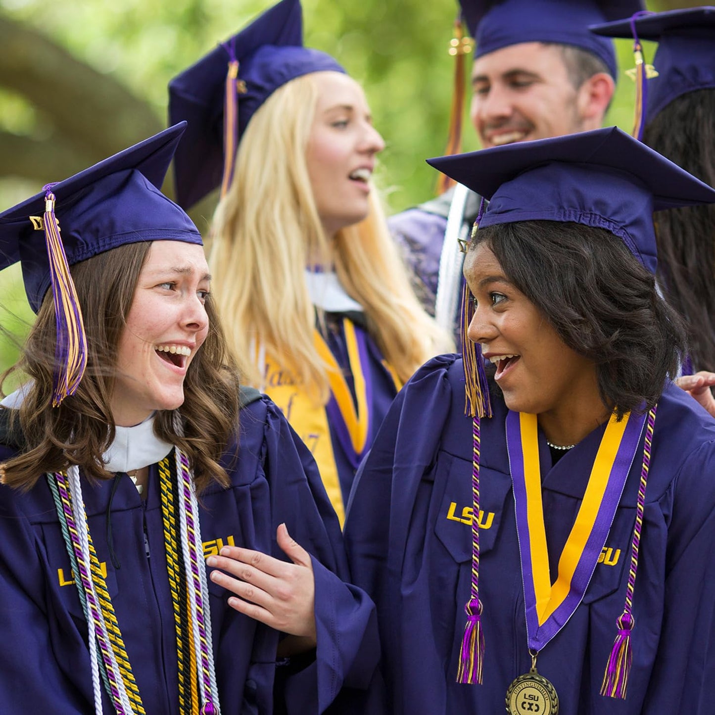 Graduation Honor Cords Purple and Gold Graduation Cords with Tassels, 67" Long for Graduation Students