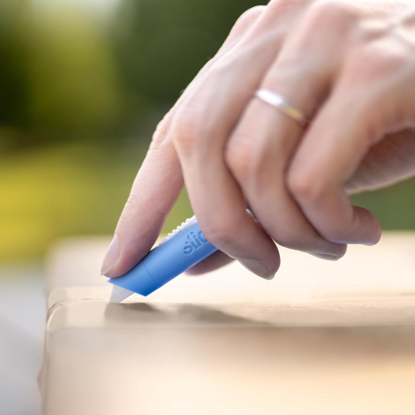 Skiennix Mini Pen Cutter - Retractable Keychain Knife & Box Cutter | Compact Safety Tool