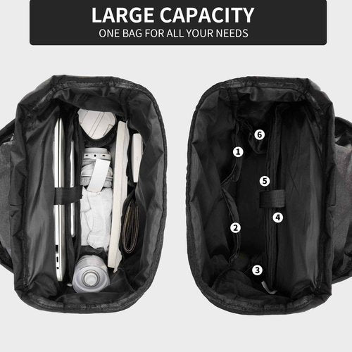 Ankyery Drawstring Backpack for Teen Girls Boys, Work College Travel 17 Inch Laptop Backpack, Cute Back to School Bookbag, Casual Daypack for Middle High School University Daily Use Gym