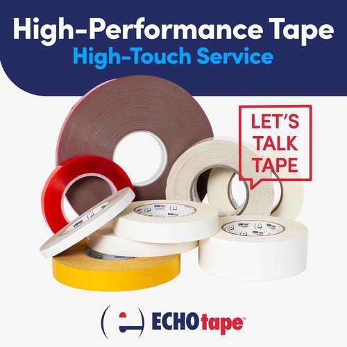 ECHOtape FS-G7736 | All Weather Lamtec WMP-50 Facing Tape | Metal Building Insulation Tape | White Seam and Repair Tape | Cold Weather Acrylic Adhesive | Contractor Tape | 2.83 in x 50 yds