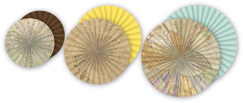 Teacher Created Resources Parchment Better Than Paper Bulletin Board Roll (TCR77033) & Fans (TCR77034)