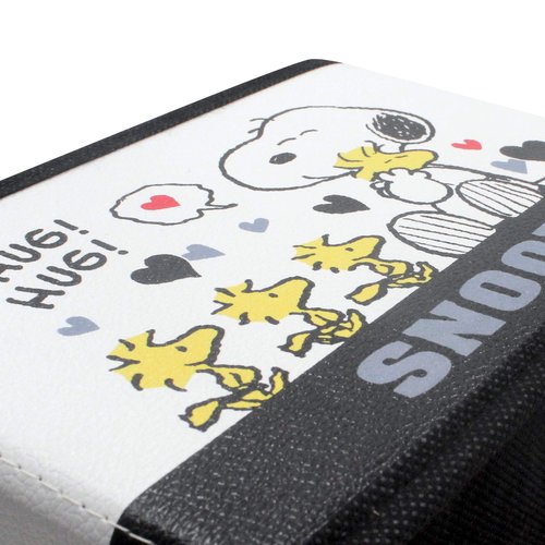 Finex White Dog PU Leather Collapsible Foldable Storage Organizer Box for Table Desk Office Accessories Pencil Pen Remote Contol Holder - Random