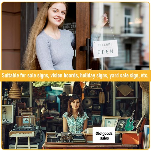 50 Pack White Poster Board Bulk, 10.4 x 15 Inches Thick White Poster Paper Heavyweight Card Paper for Projects, Art Displays, Presentations & Crafts - Premium BrightWhite Surface