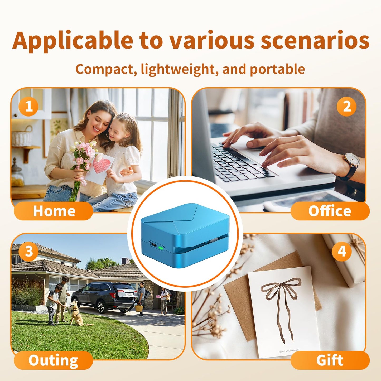 PYRODUM Rechargeable Electric Letter Opener – Automatic Envelope Slitter with Safe Hidden Blade, 1500 Cuts per Charge, Portable Mail Opener for Office Home Desk, Elderly Friendly, No Battery Needed