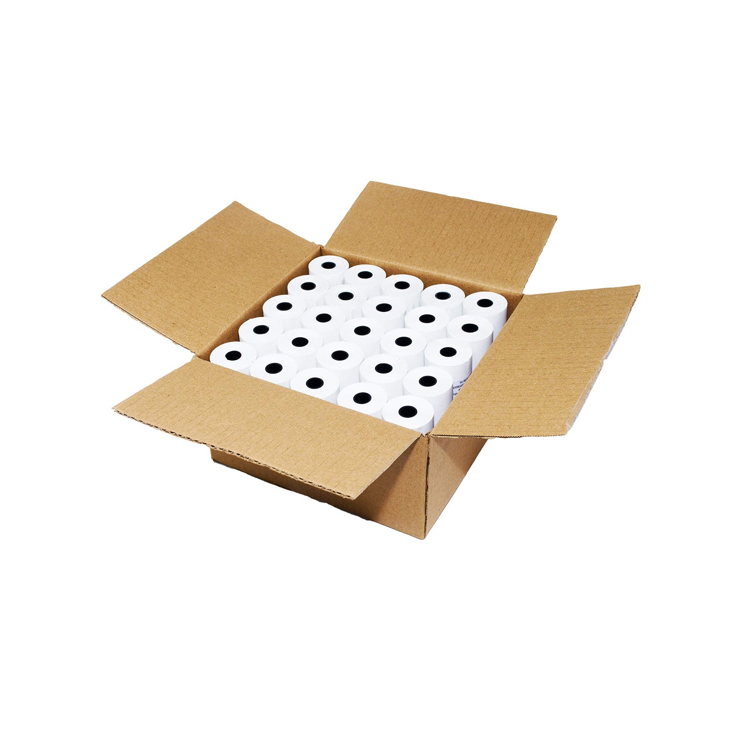 (100 Rolls) 2 1/4 x 85 Thermal Paper Receipt Rolls 2.25 x 85 ft, 55 GSM Premium Quality German Paper Fits All Credit Card Terminals Verifone VX510 VX570 FD50 BPA Free from BuyRegisterRolls