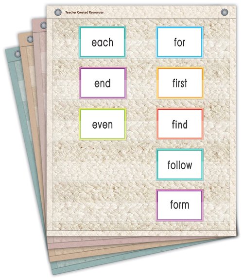 Teacher Created Resources Woven Magnetic Mini Pocket Charts (14" x 17") (TCR20108)