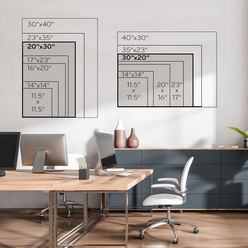 U Brands Farmhouse Linen Bulletin Boards, 30"x20" & 23"x17" White Wood Style Frames, Includes Push Pins