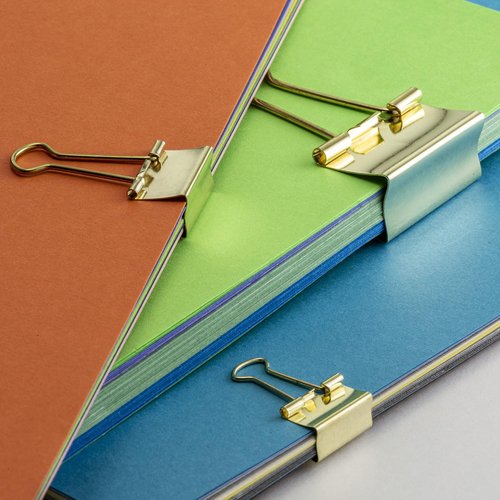 Officemate Assorted Size Binder Clips - Durable & Versatile Office Supplies | 12 Pack