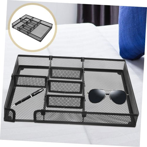 Tofficu Office Organization Metal Organizer Mesh Document Holder for Desk Storage for Home and Office Organization Capacity for Files and Accessories