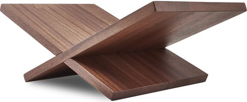 Honygebia Solid Wood Book Stands - Cross Frame Sapele Wooden Book Holder, Open Bookstand for Display and Reading, Suitable for Art, Bible, Cookbook, Easel, Magazine, Textbooks