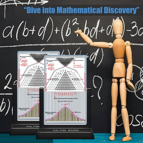 Galton Board Probability Demonstration Model | Effective Statistical Law Experiment Tool for Physics & STEM Education | School Laboratory Teaching Aid with 2800 Metal Beads