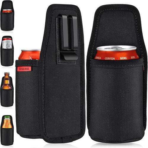 Beer Holster - Outdoor Drink Belt Holder for Water Bottles | Adjustable & Durable Design