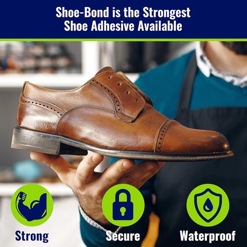 Professional Grade Shoe Glue - Clear, Waterproof & Quick Drying for Hiking Boots, Sneakers & Sandals