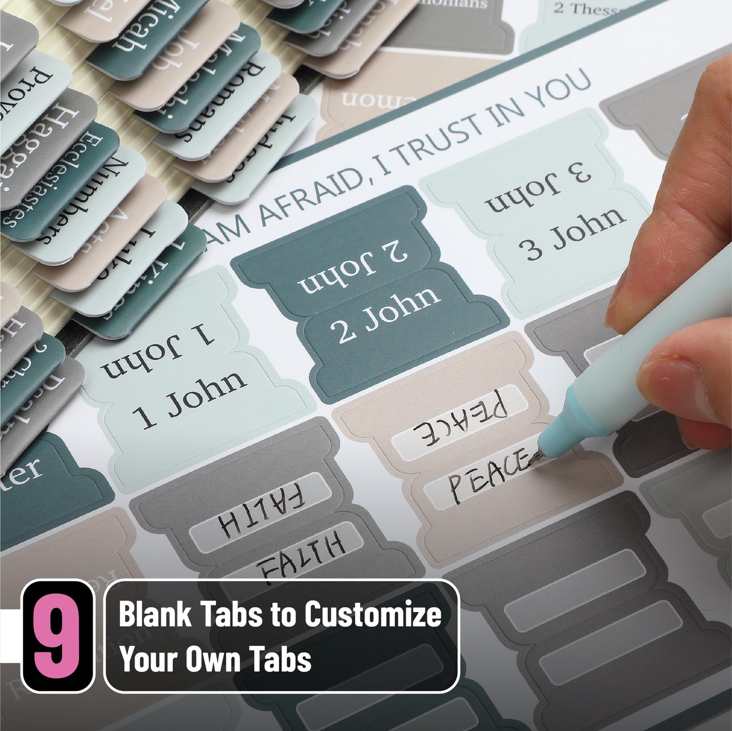 Mr. Pen- Bible Tabs, 75 Tabs, Winter Wood
