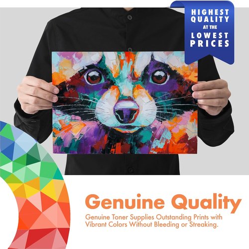 Professor Color Re-Coded Drum Cartridge | High-Yield 500,000 Pages for Xerox WorkCentre & Altalink Series - 4 Pack