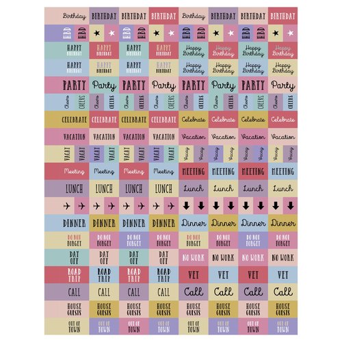 TF Publishing July 2025 - June 2026 Striped Down Large Weekly Monthly Planner - 12 Month Academic Planner 2025-2026 with Durable Cover, Thick Uncoated Paper, and Planning Stickers - 9in x 11in