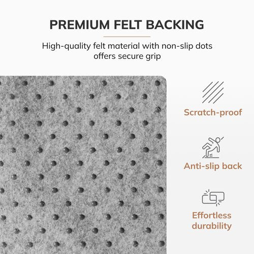 Anji Mountain Office Chairmat Thickest & Sturdy Bamboo Chairmats Highly Premium Quality Anti-Slip Heavy Duty For Multi-Purpose Hardwood Floor Office & Home Floor Protector Office Chair mat-12mm Thick