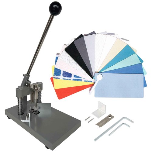 Corner Rounder Cutter Machine - Heavy Duty Punch for Paper Cardstock and PVC Cards Precision Cutting Tool for Rounded Edges Ideal for Office Crafting and Business Use