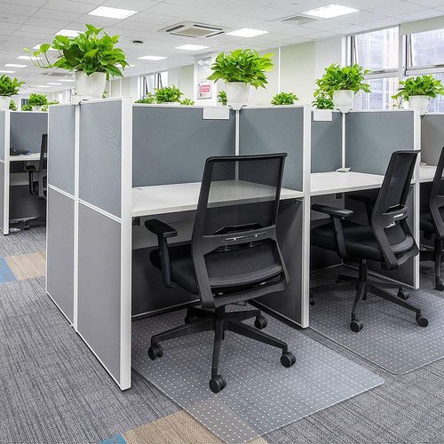 Kuyal Desk Chair Mat - 36'' x 48'' Transparent Rectangle for Carpet | Easy Glide Floor Protection