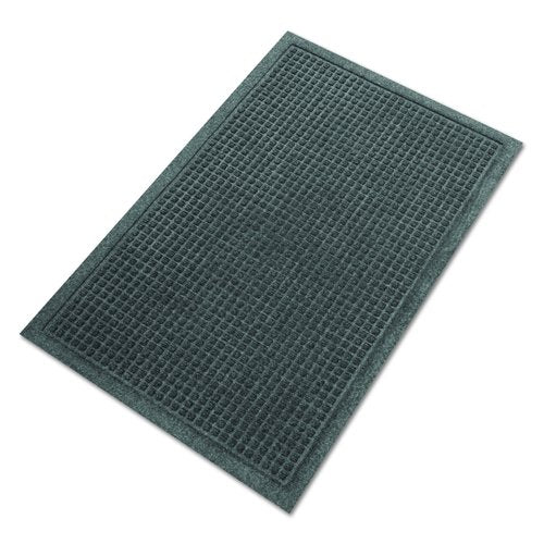 Guardian Floor Protection EG031004 EcoGuard Indoor Wiper Floor Mat, Recycled Plastic and Rubber, 3' Length, 10' Width, Charcoal