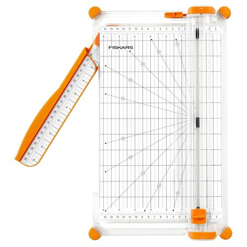 Fiskars Precision Paper Trimmer, Easy and Accurate Crafting Tool, Cuts Straight for Crafts, Cards, and More