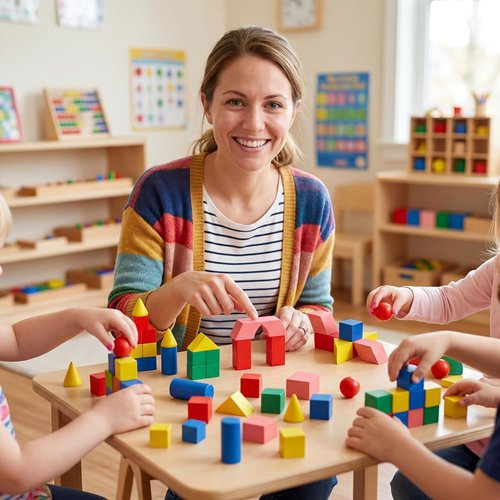 Hiboom 280 Pcs 3D Geometric Shapes - Colorful Educational Blocks for Math Learning | Classroom Manipulatives