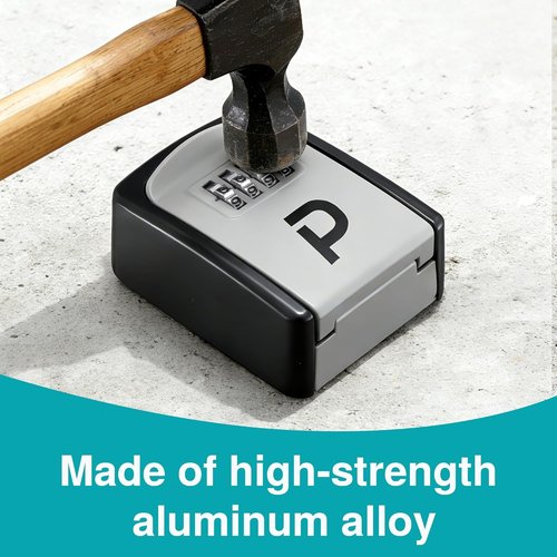 Puroma Key Lock Box - Outdoor Combination Security Lockbox for Realtors | Portable Key Storage Safe