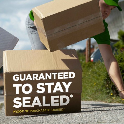 Scotch Tough Grip Moving & Packing Tape, Heavy Duty Clear Tape for Shipping Boxes, 1.88 in x 54.6 yd, 3 in Core, 6 Rolls