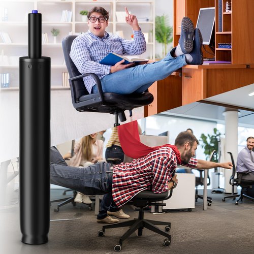 Sytopia Office Chair Cylinder Replacement, Heavy Duty Pneumatic Gas Lift, Desk and Gaming Chairs, Universal Fit, 14.6 to 22.2 Inch