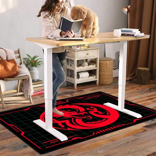 Office Chair Mat for Hardwood Floor: 63"x 51" Extra Large Chair Mat, Suitable for Hardwood and Tile Floors, and a Heavy Duty Protection Pad for Rolling Chairs in The Office, Game Room and Home