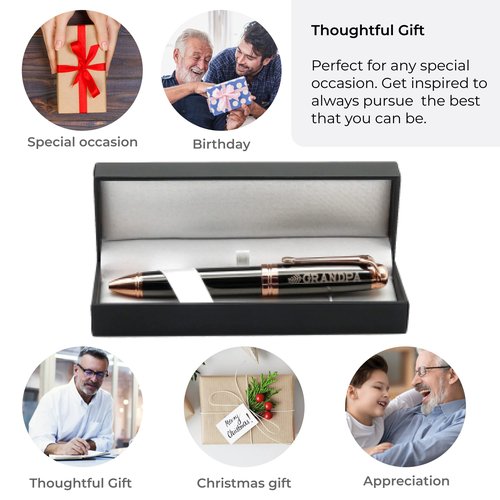 Inkstone "Grandpa Engraved Gift Pen with Presentation Gift Box