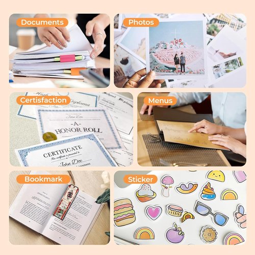 HTVRONT Laminating Sheets - 30 Pack Self-Adhesive Matte Clear Paper | 9x10 Inches, Waterproof Protection for Photos & Documents