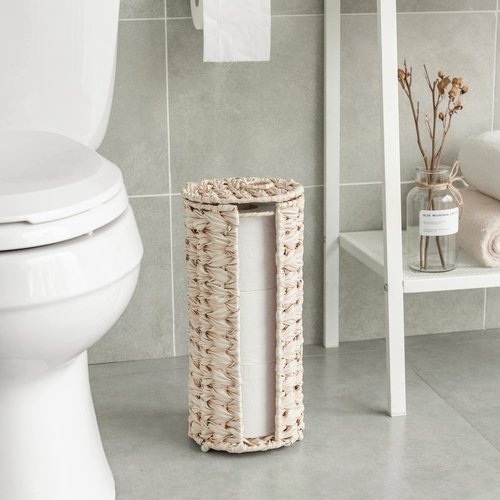 GRANNY SAYS Bundle of 1-Pack Waste Basket for Bathroom & 1-Pack Toilet Paper Holder
