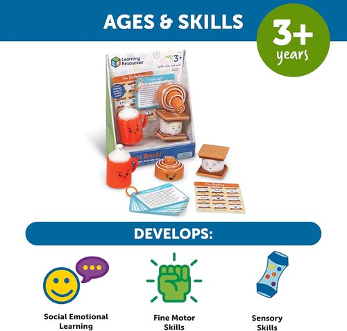 Learning Resources S'mores Break Sensory Fidget Activity Set - Calming Toys for Ages 3+ | SEL Skills Development
