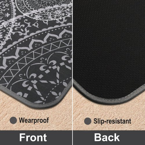 AiBOB Chair Mat for Carpeted Floors, Premium Quality Hard Material, Office Floor Mats for Computer Desk on Carpet, Easy Gride for Chairs, 36x48 Grey
