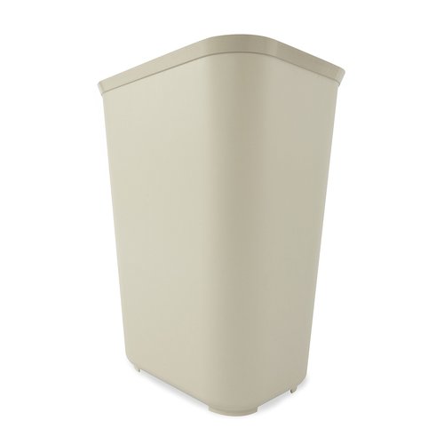 Rubbermaid Commercial Products Fire Resistant Wastebasket 40 Qt/10 Gal Beige, for Hospitals/Schools/Hotels/Offices